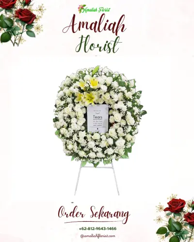 Krans Bunga Duka Cita di Rambung