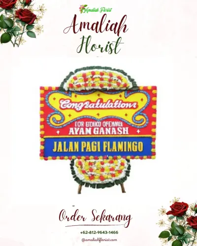 Bunga Papan Congratulation di Rambung